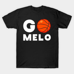 Go Melo Carmelo Basketball Bball Anthony 7 T-Shirt